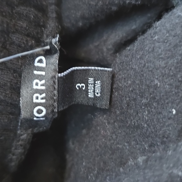 Torrid A-Line Mini Skirt - Fleece Black NEW NWT 3x - Picture 10 of 11